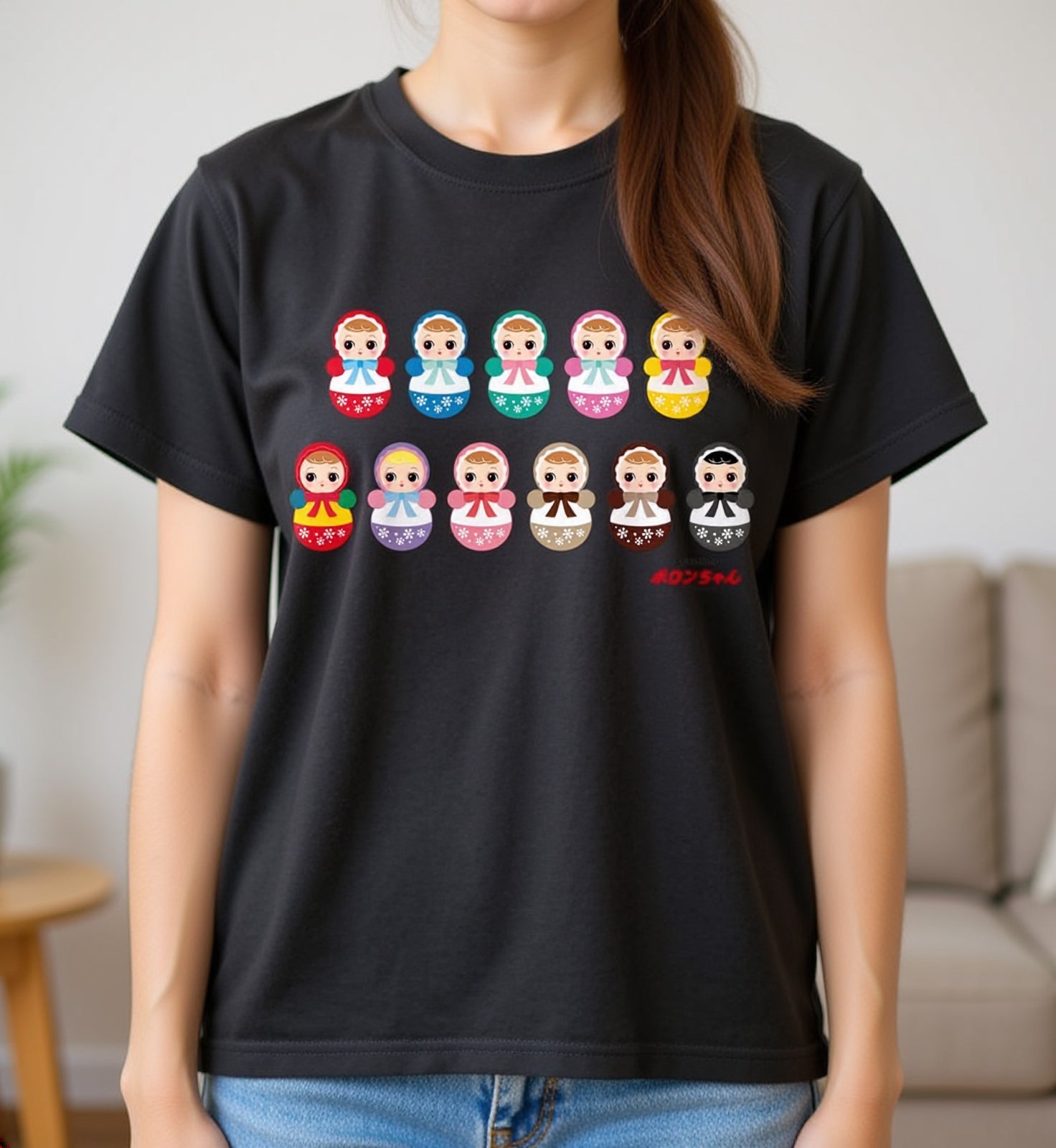 ポロンちゃんTシャツ（グレー）